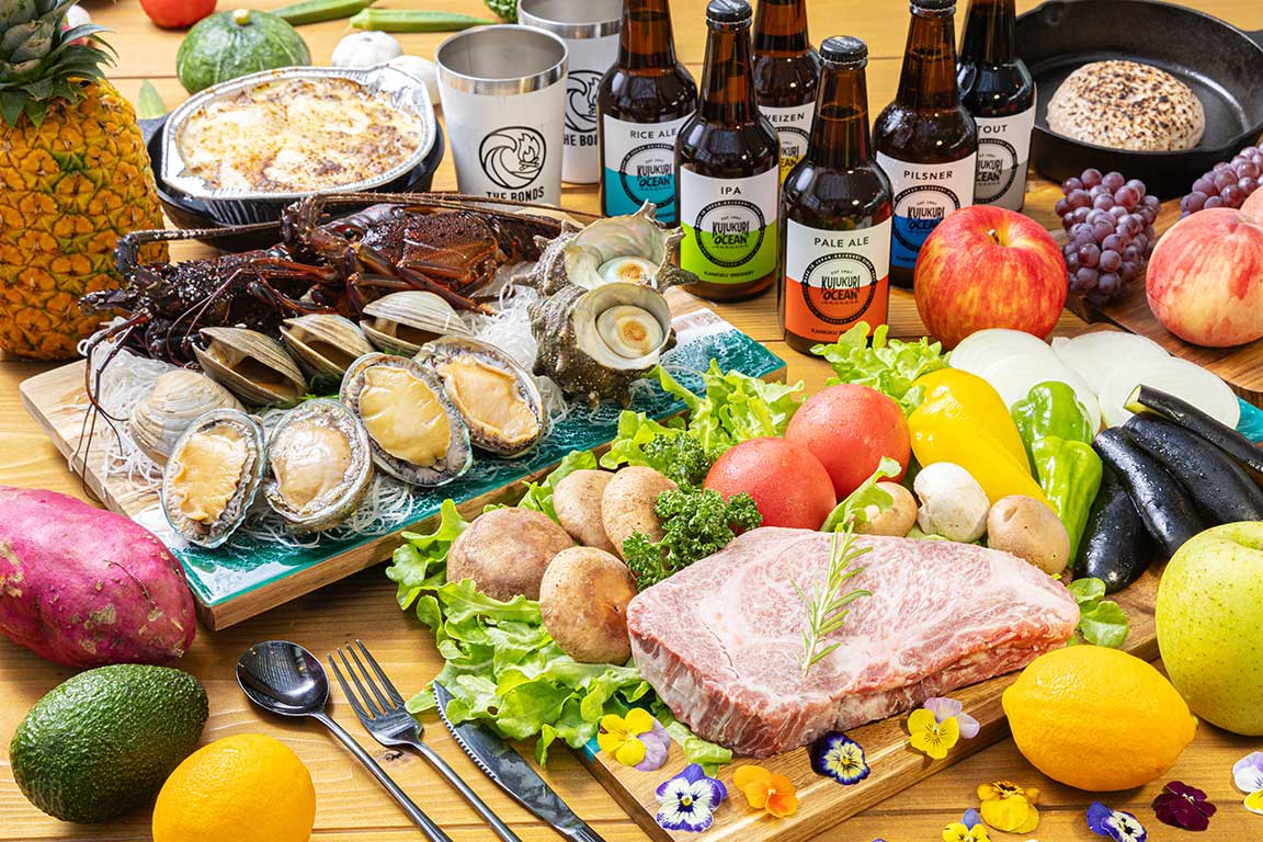 食の宝庫“南房総の自然の恵み”を味わう特製BBQコース